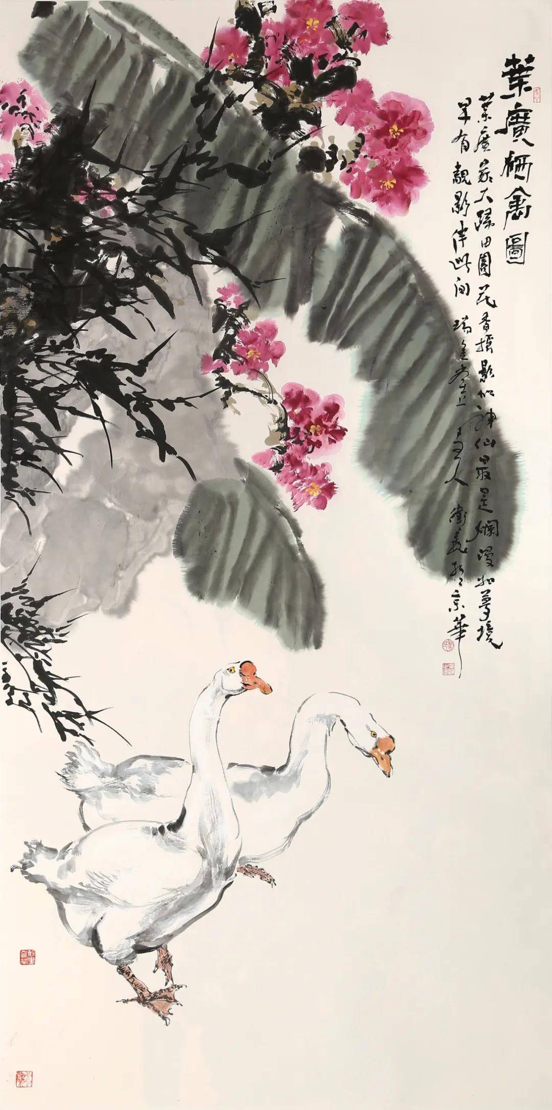 春花烂漫·马卫巍大写意花鸟画作品展在石家庄盛大开幕