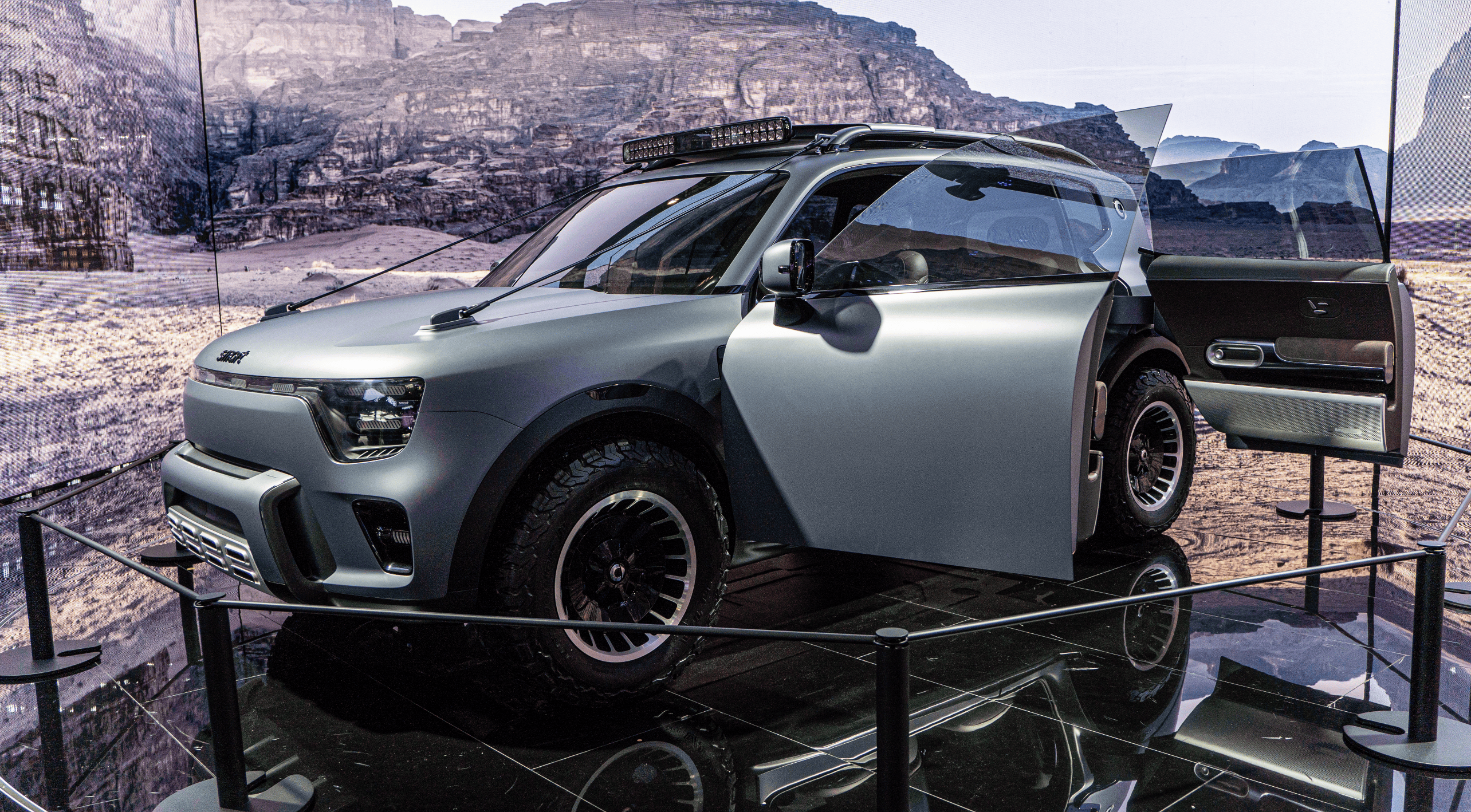 smart第一辆新奢中型纯电suv出现了,这是个大动静