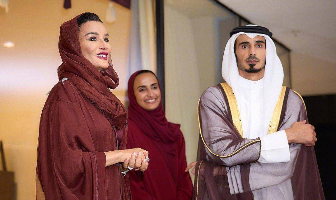 卡塔尔王室家族图片