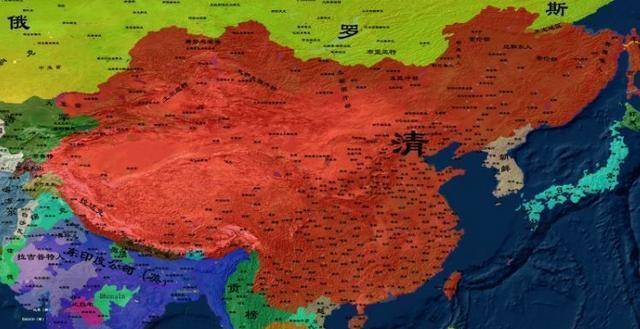 从后金到宣统皇帝退位,清朝百年版图变迁,奠定现代中国疆域