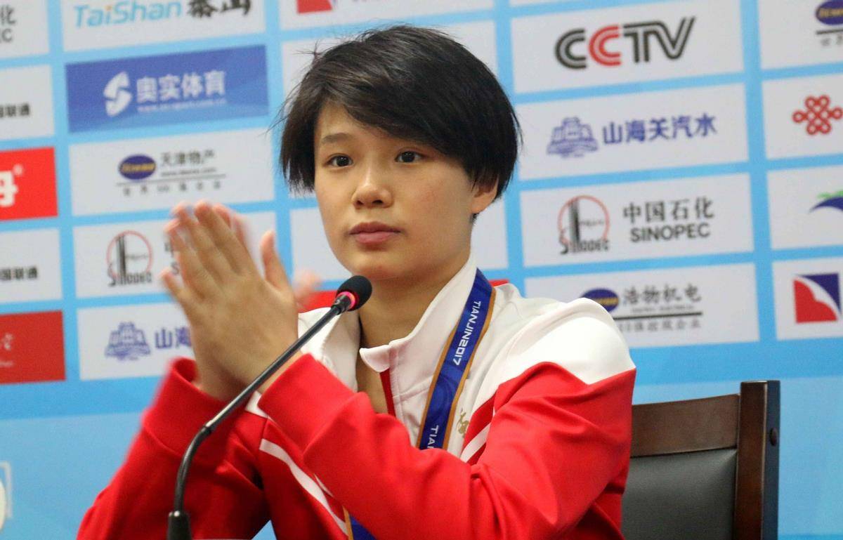 施廷懋夺金,激动落泪,解说直言这可能是她最后一次奥运会