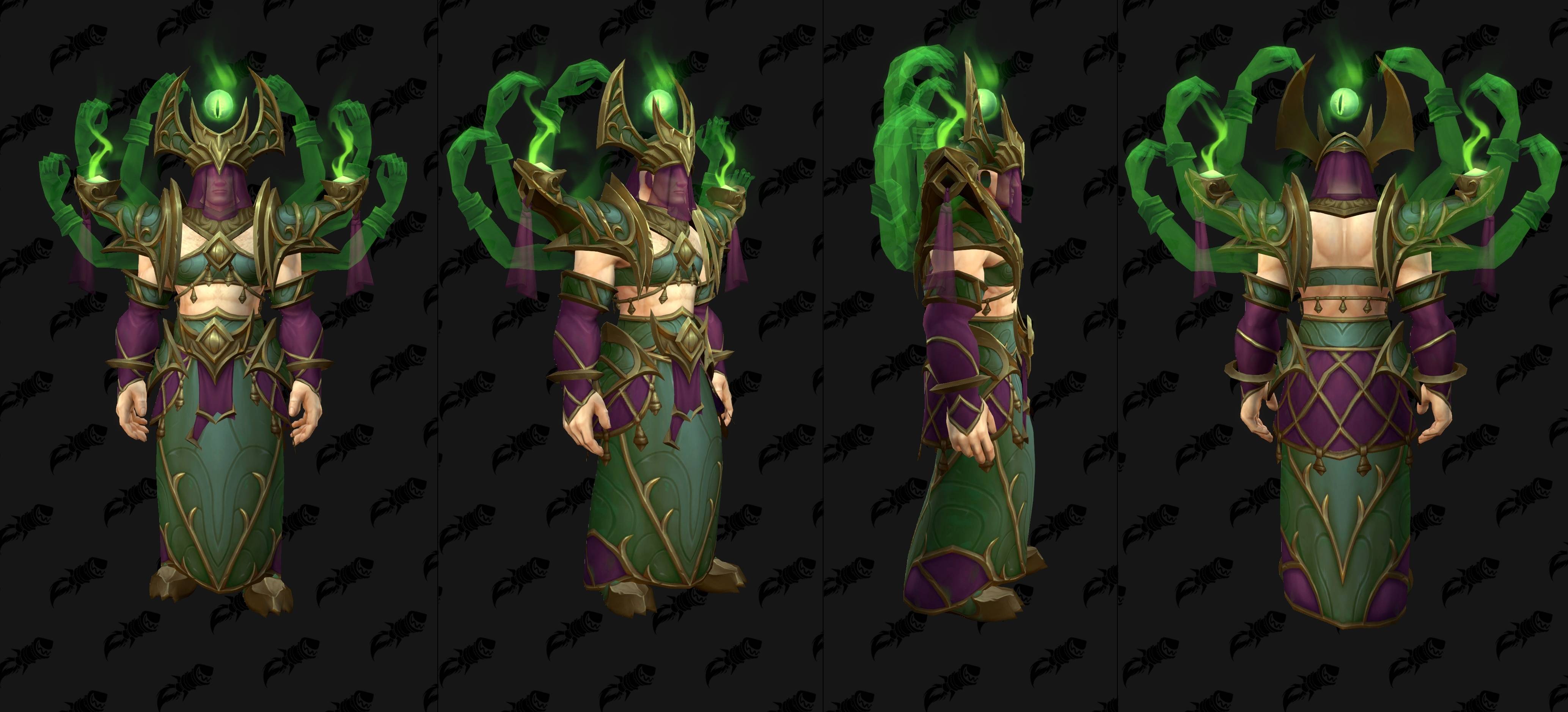 《魔兽世界》"地心之战"猎人,法师,术士的s1套装曝光