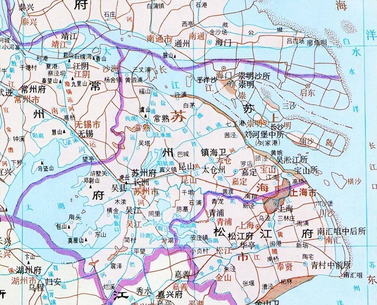 沪苏本一家,从小渔村到大都市,上海市是如何一步步脱离江苏省的