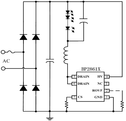 bp2861x|集成续流二极管,轻松实现方案升级