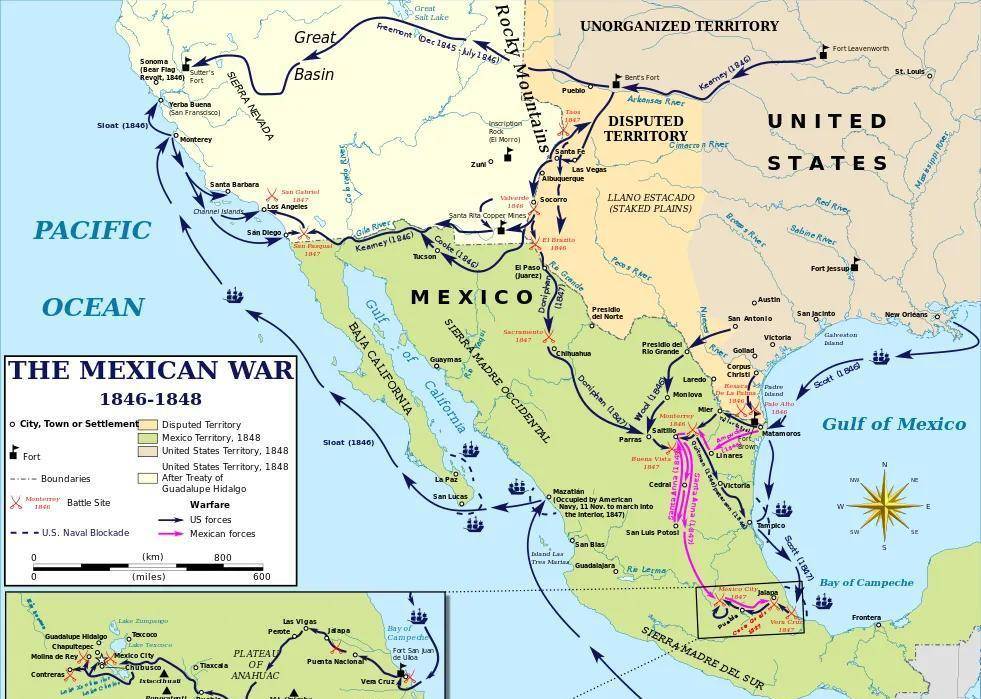 美国扩张史:十次扩张成为世界第四大国,为何不吞并加拿大?