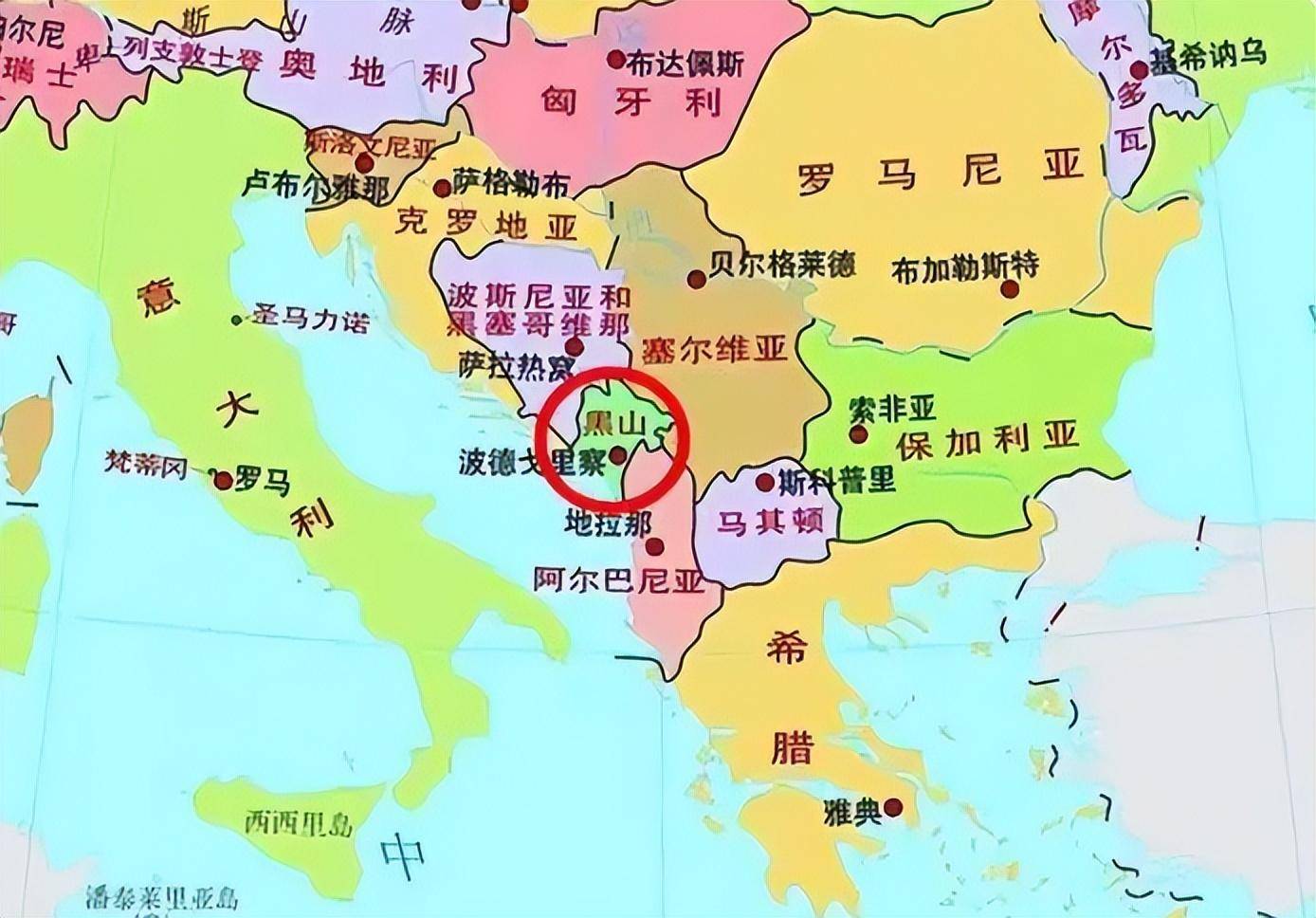 黑山王国地图图片