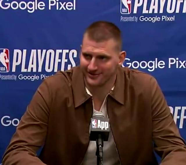 淡定面对45分惨败,约基奇幽默一笑:输了算我认错!