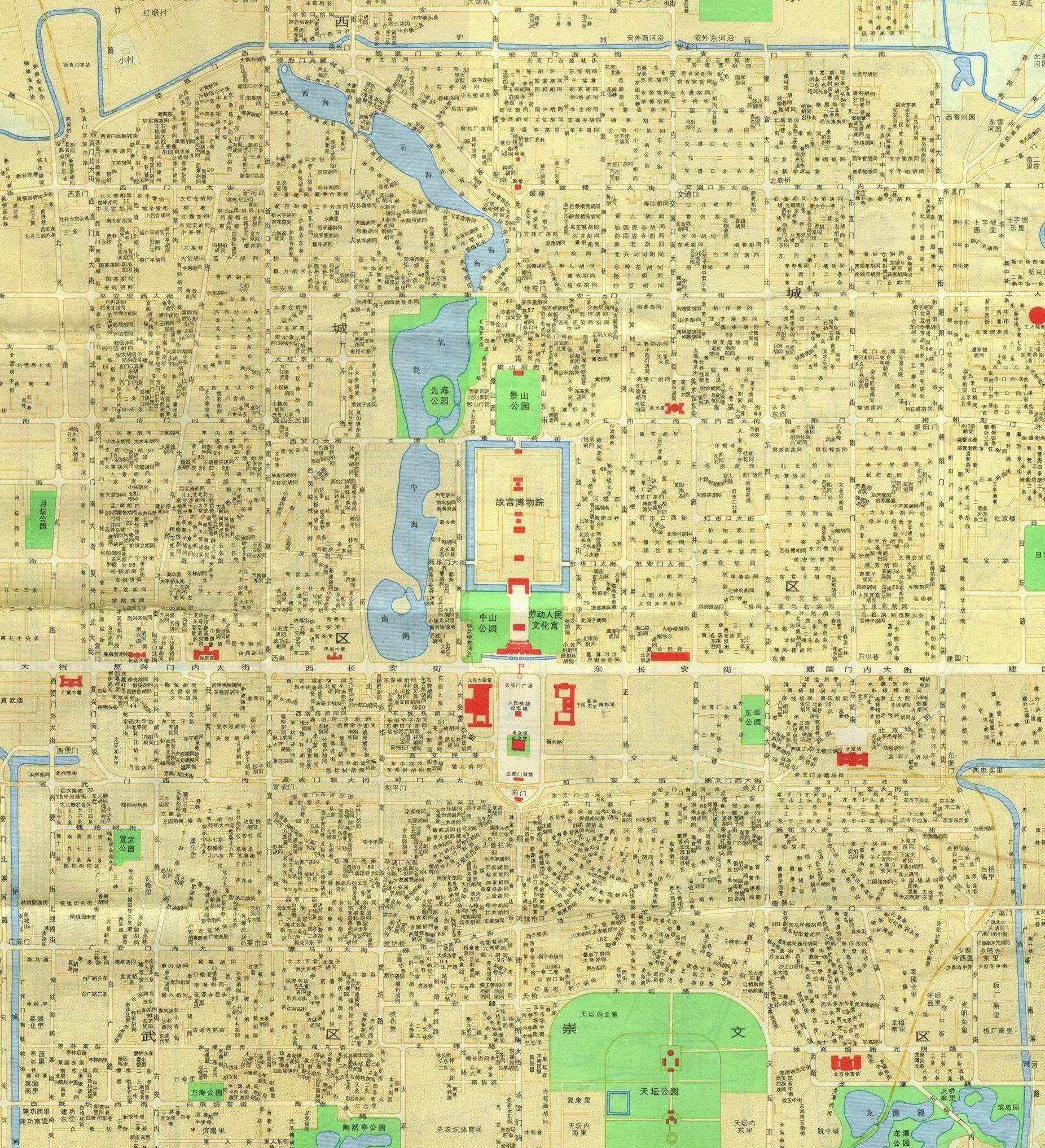 2000年北京电子地图图片