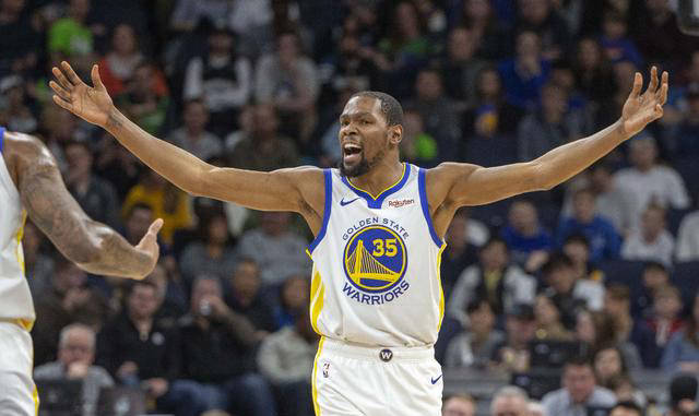 重返历史巅峰!金州勇士瞄准杜兰特