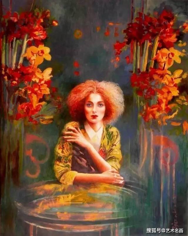 唯美绚丽,妩媚动人的油画|波兰画家oanna zjawinska绘画_oanna_作品