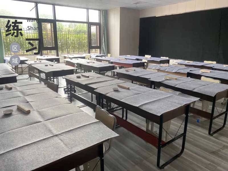 专注于书法艺考培训_设施_配备了_教室