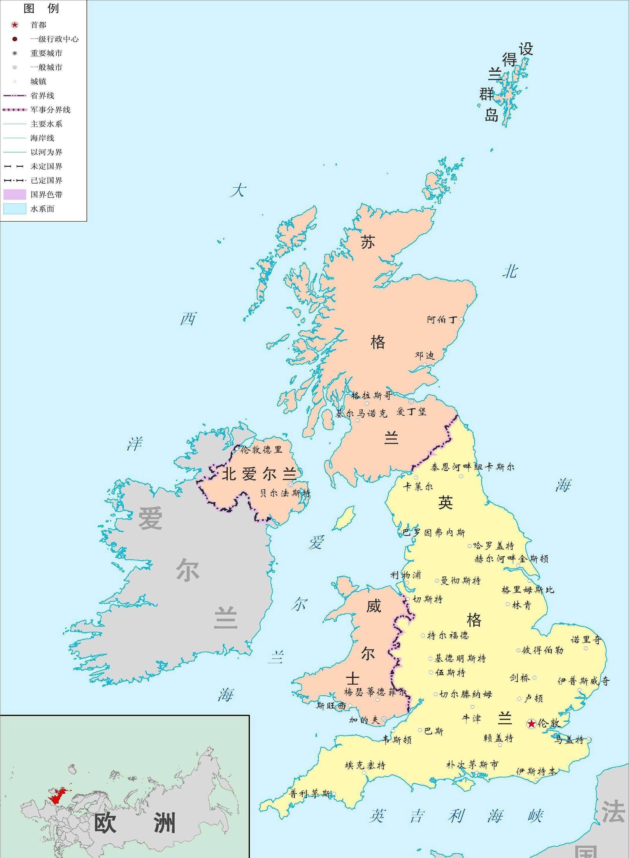 英国地图简笔画 儿童图片