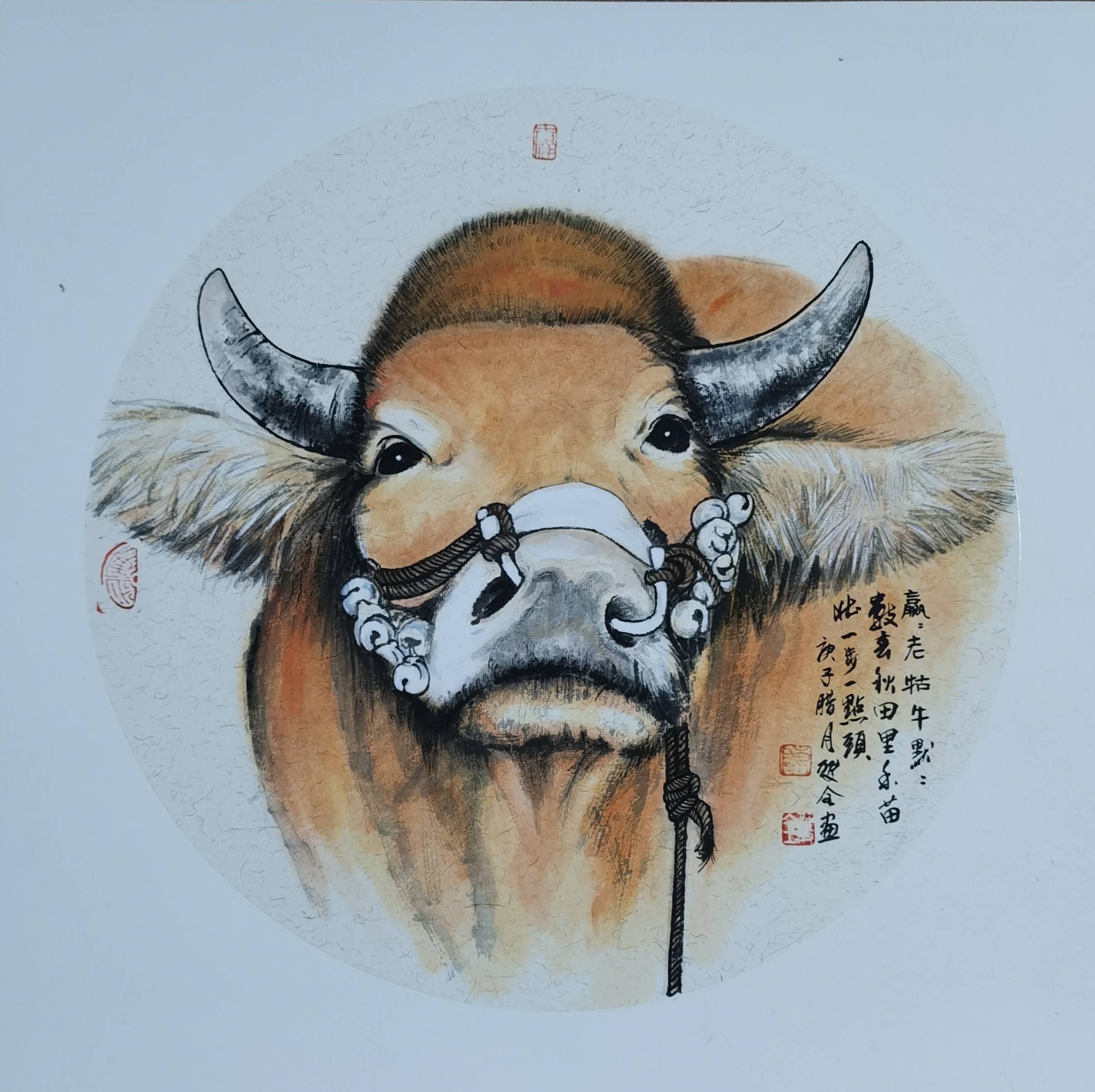 欣赏】陈双全妙笔绘牛,水墨传神,雅致唯美,诗意盎然