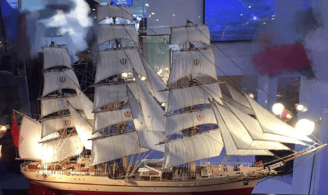 宪法号风帆战舰结构图图片