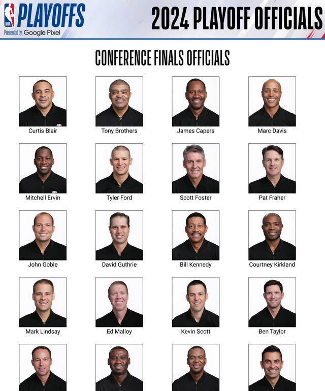 nba东西决裁判名单公布:备受争议的名哨引发热议
