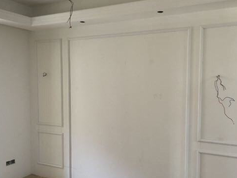 电视墙装修万万不要贴瓷砖了,如今都潮流这样设计,太聪明了