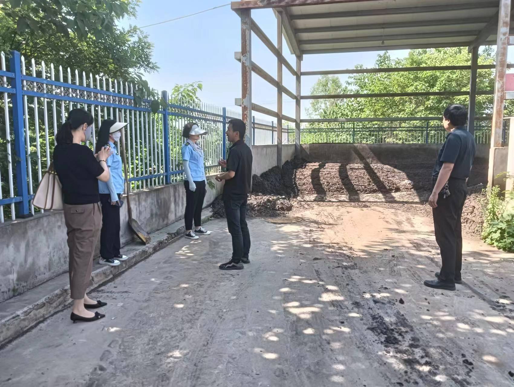 武功县生态环境保护综合执法大队开展"双随机,一公开"联合抽查检查