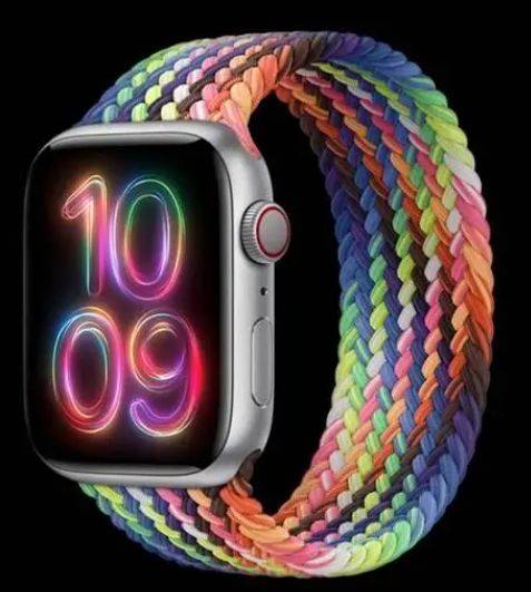 2024款苹果apple watch彩虹编织表带现已上市,779元