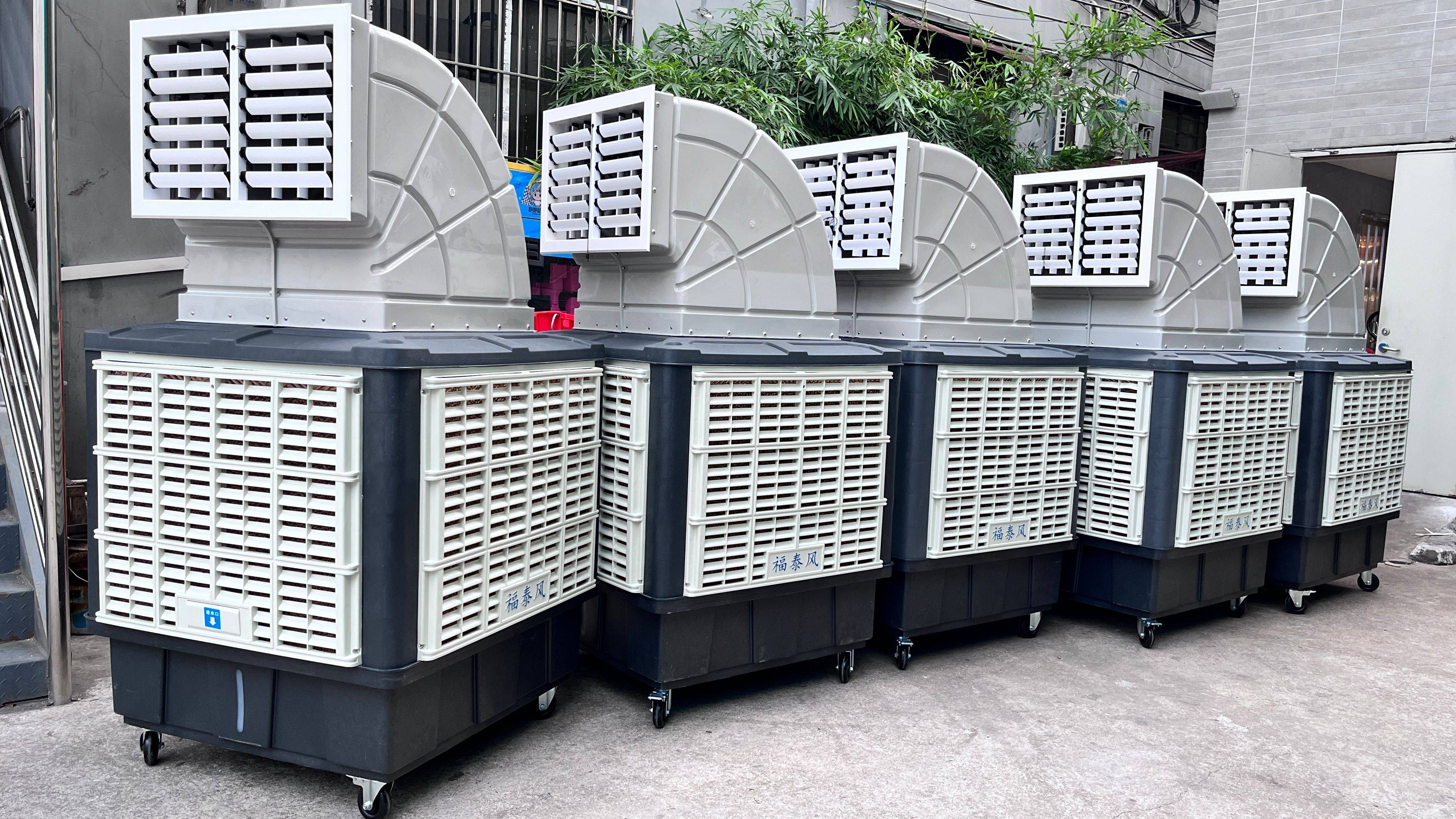 螺丝五金车间降温 数控车床工厂降温通风_效果_排风扇_降低