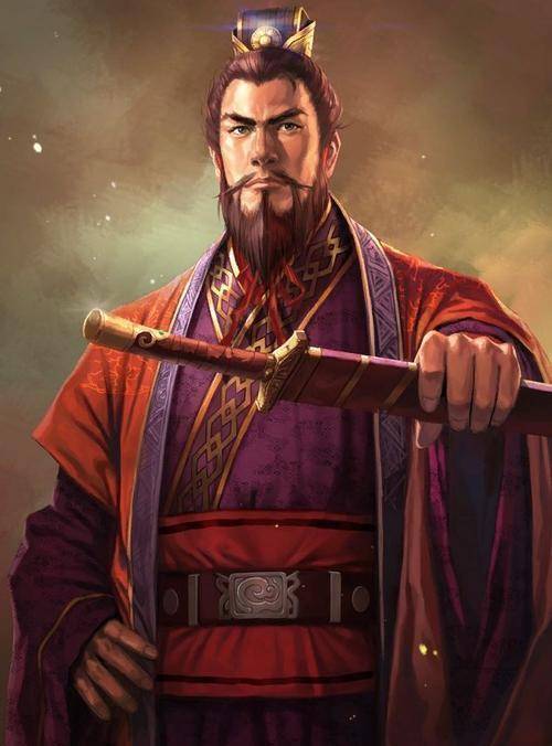 这是关羽给孙权的"冠名",其实也不算很有水准,因为碧眼紫髯是孙权的