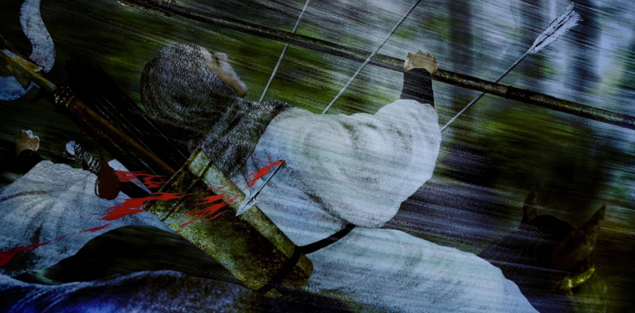 绘卷水浒传欧鹏之死-振翅翱翔的大鹏,也躲不过接二连三的暗箭