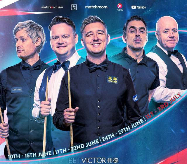 2024斯诺克冠军联赛海报揭晓:凯伦威尔逊c位,丁俊晖缺席连番!