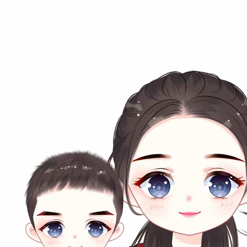 原创            送给妈妈的特别礼物，超有爱的母子头像设计，喜欢吗？-母子头像亲子卡通