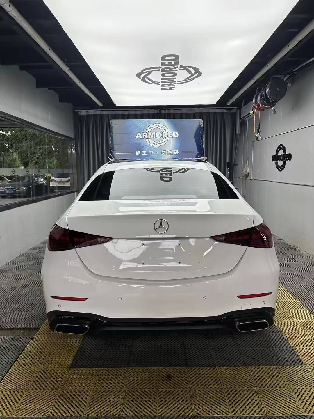 奔驰c260-armored阿莫得隐形车衣,看得见的守护,安全感满满