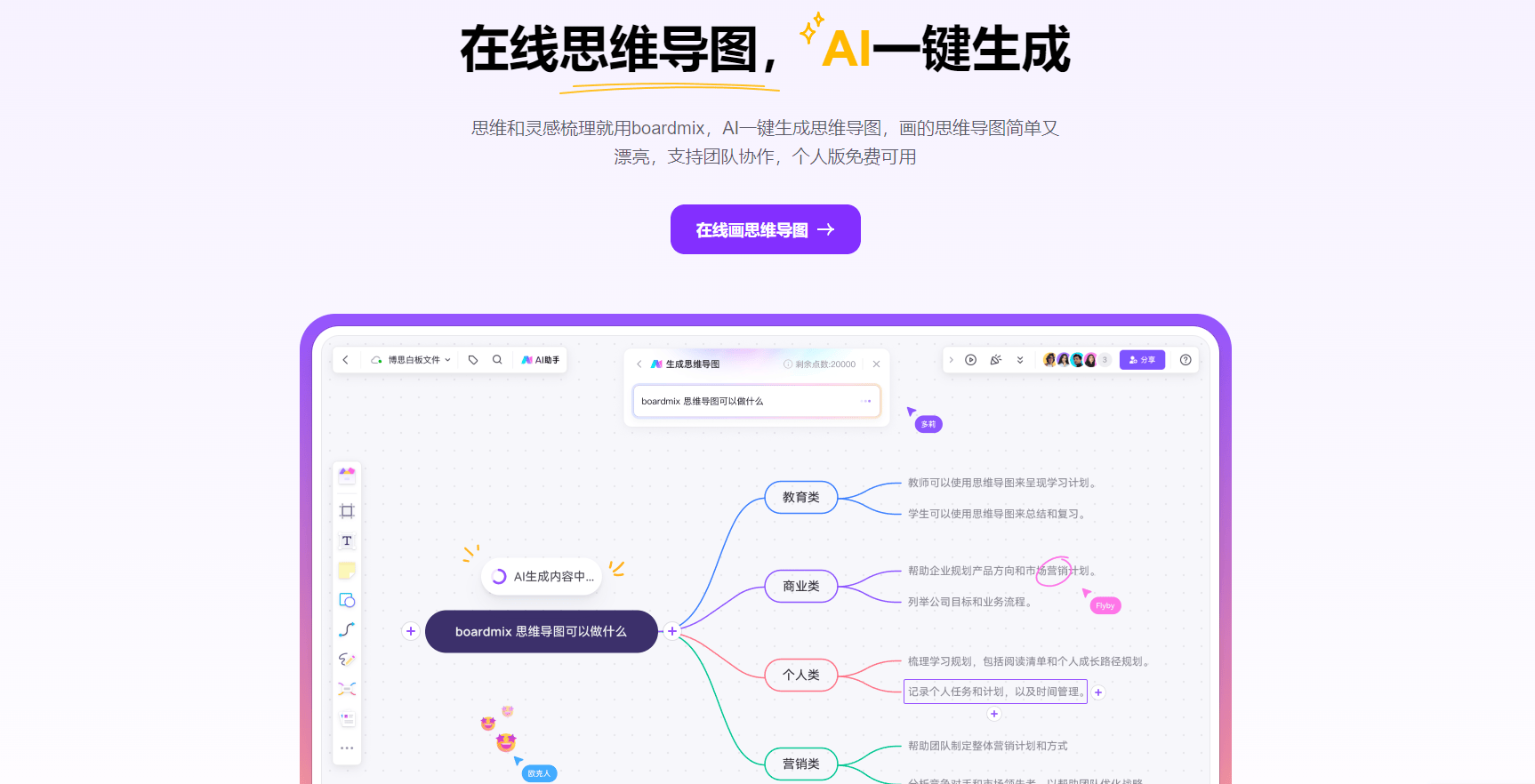 思维导图在线生成器图片