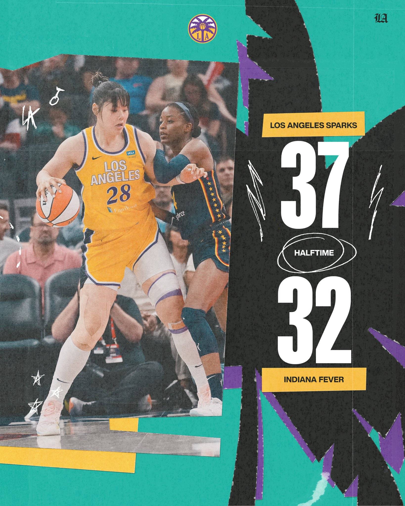 wnba-李月汝登场15分钟拿到2分6板1帽 火花击败狂热