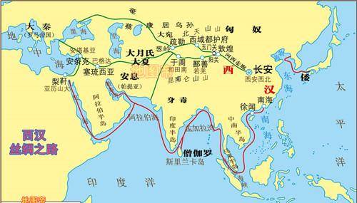 在公元前2世纪左右,张骞被汉武帝刘彻派遣出使西域,自此打通了闻名