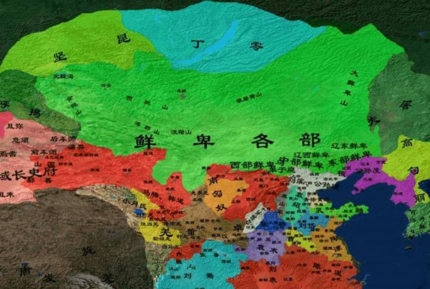 三国时期鲜卑地图图片