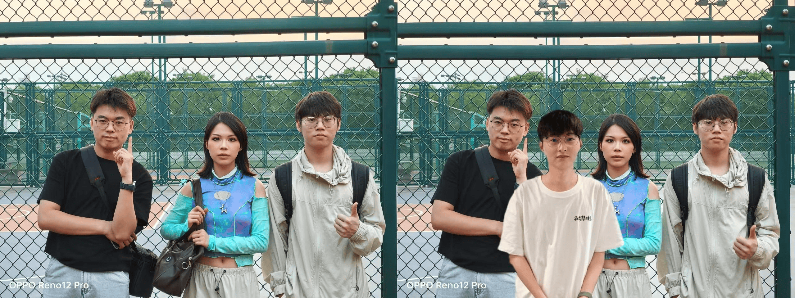 (左边为原图,右边为ai抠图合照)而让oppo reno12系列在众多影像旗舰中