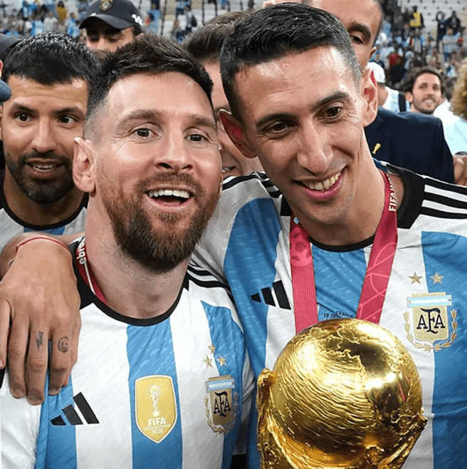 恭喜梅西!常务副球王来投!三届决赛都进球,兄弟重聚,冲三冠王
