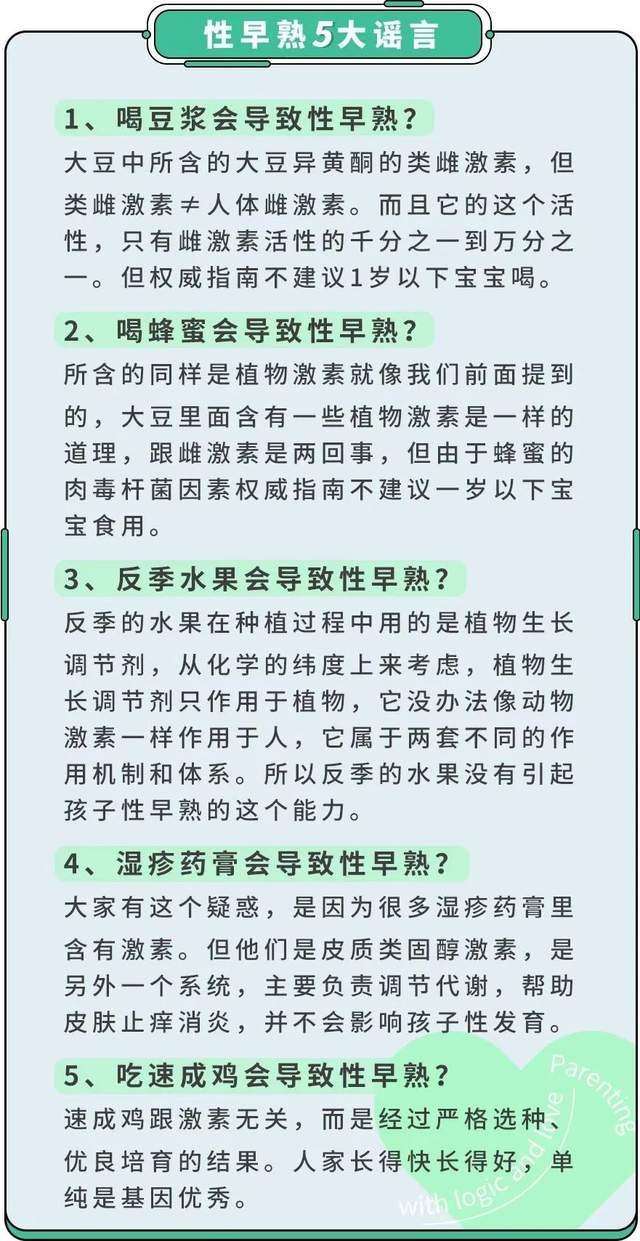 孩子性早熟有哪些表现？