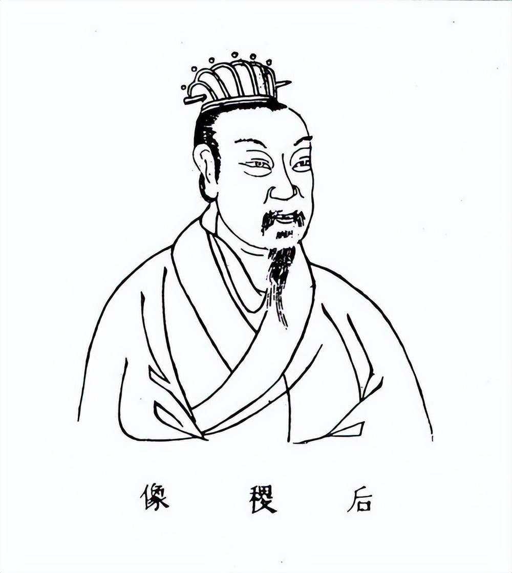 孙膑素描图片