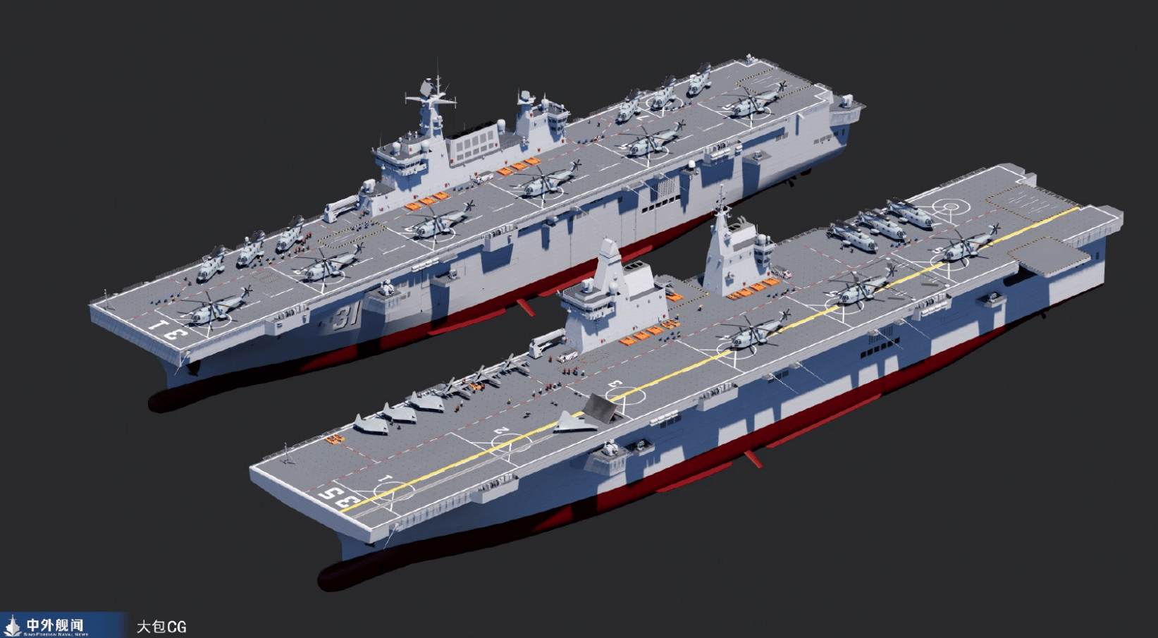 076型两栖攻击舰,开创世界第一,到底能够弹射哪些战机?