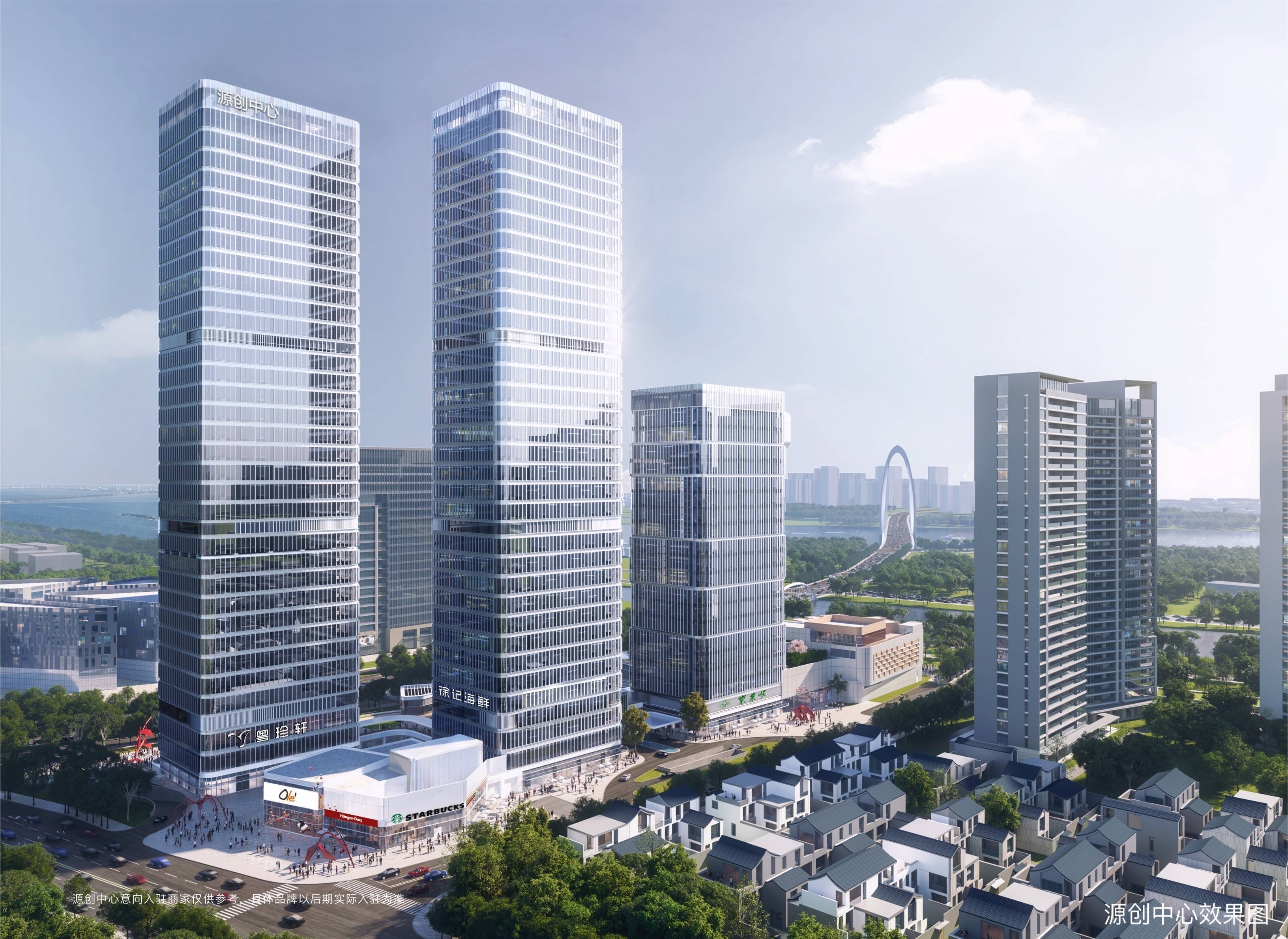 【商业连廊】打造底层商业连廊,渗透到每栋写字楼区域,构成完善的步行