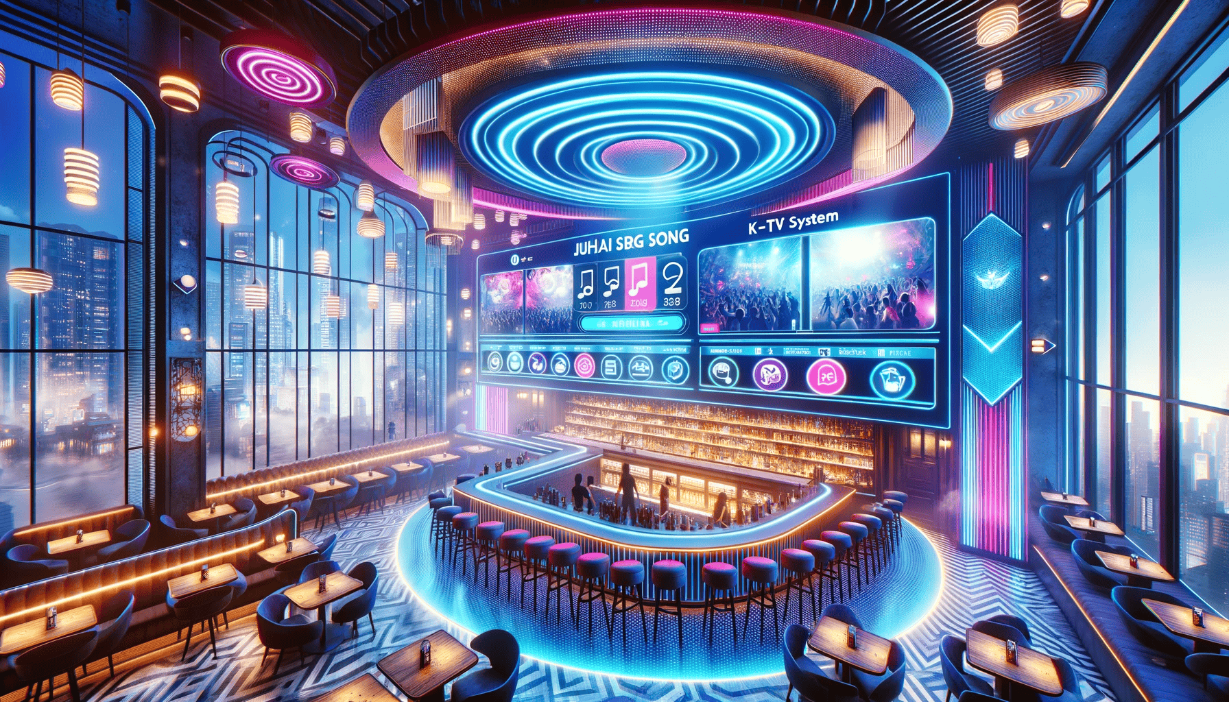 ktv装修新趋势:巨嗨点歌设备引领行业变革