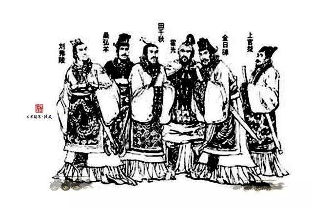 因为刘弗陵年龄太小,所以汉武帝又指定霍光,金日磾,上官桀和桑弘羊为