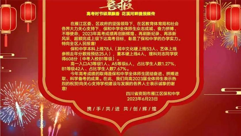 资阳保和中学怎么样-保和中学在资阳排名-保和中学是公立还是私立