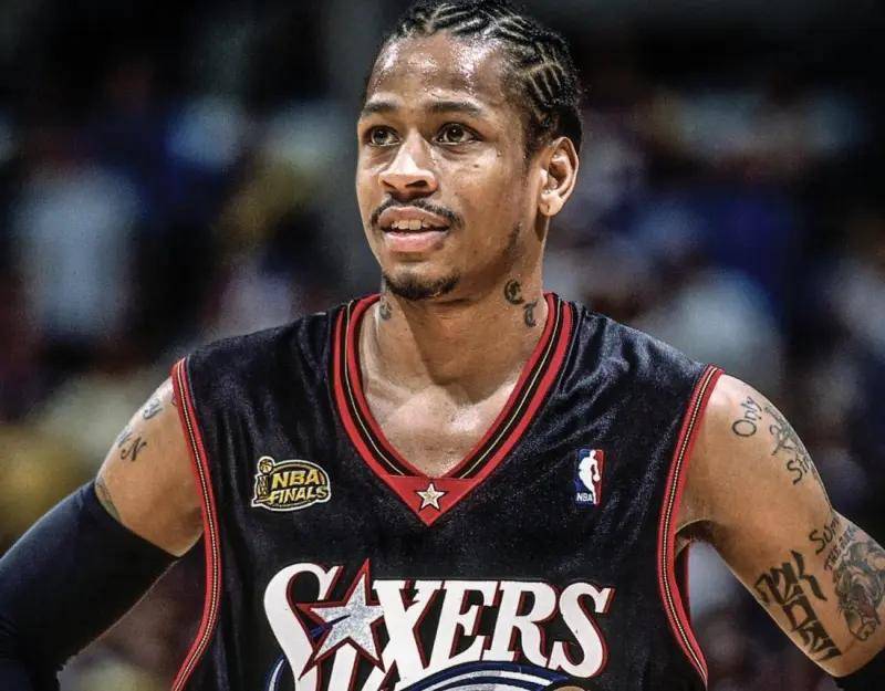 nba历史瞩目时刻再现!艾弗森创造生涯首场总决赛得分纪录!