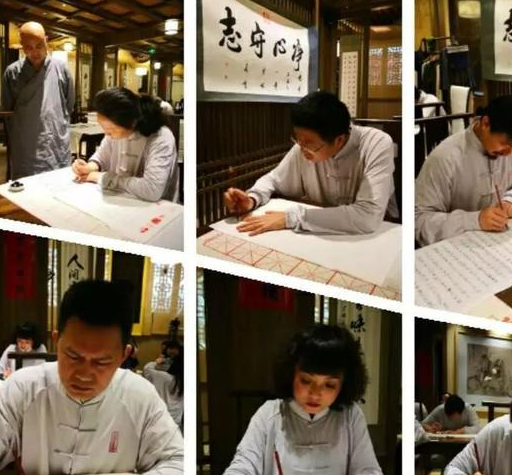 少林寺永增法师禅意书法巡展成都站圆满成功_文化_企业_释永增