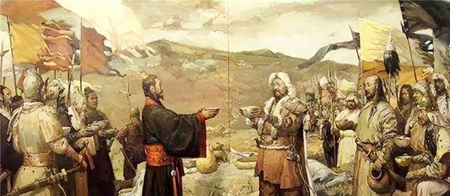 刘彻登基后先是稳定内政而后进行初步的外交事宜,例如张骞出使西域等.