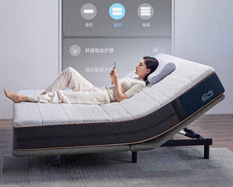智能调整软硬 主动护腰脊 8H AI智能撑腰护眠床垫