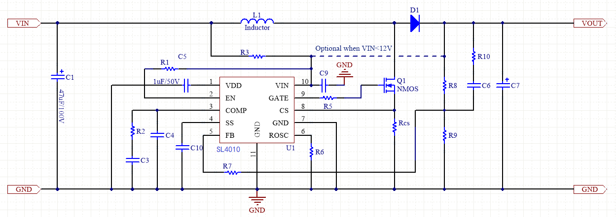 ups应急电源12v5a电源芯片 升压恒压大功率电源芯片 sl4010