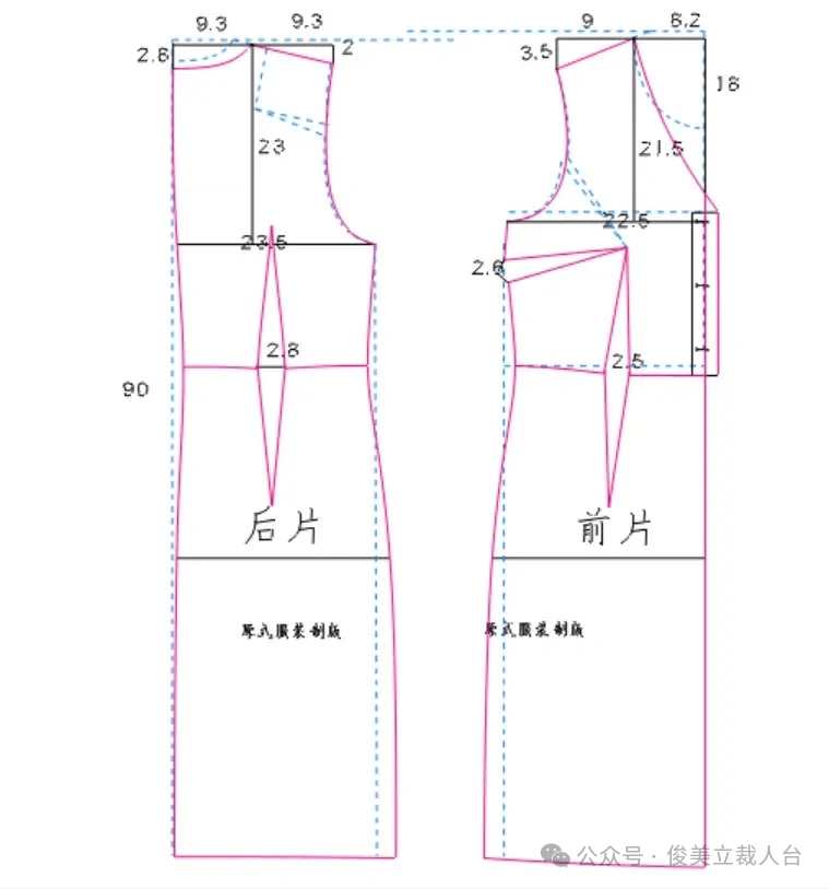 简单连衣裙的裁剪方法图片