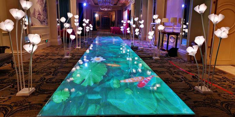 led地砖屏|助力沉浸体验,打造地面光影艺术_互动式_显示屏_场景