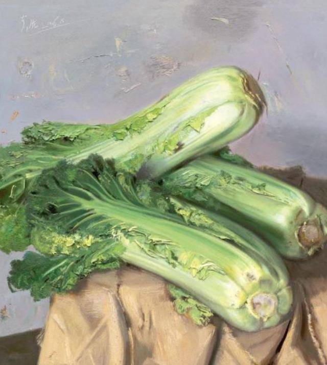 有专注画动物的,也有画静物的,忻东旺是近代一个著名的油画大师,听过