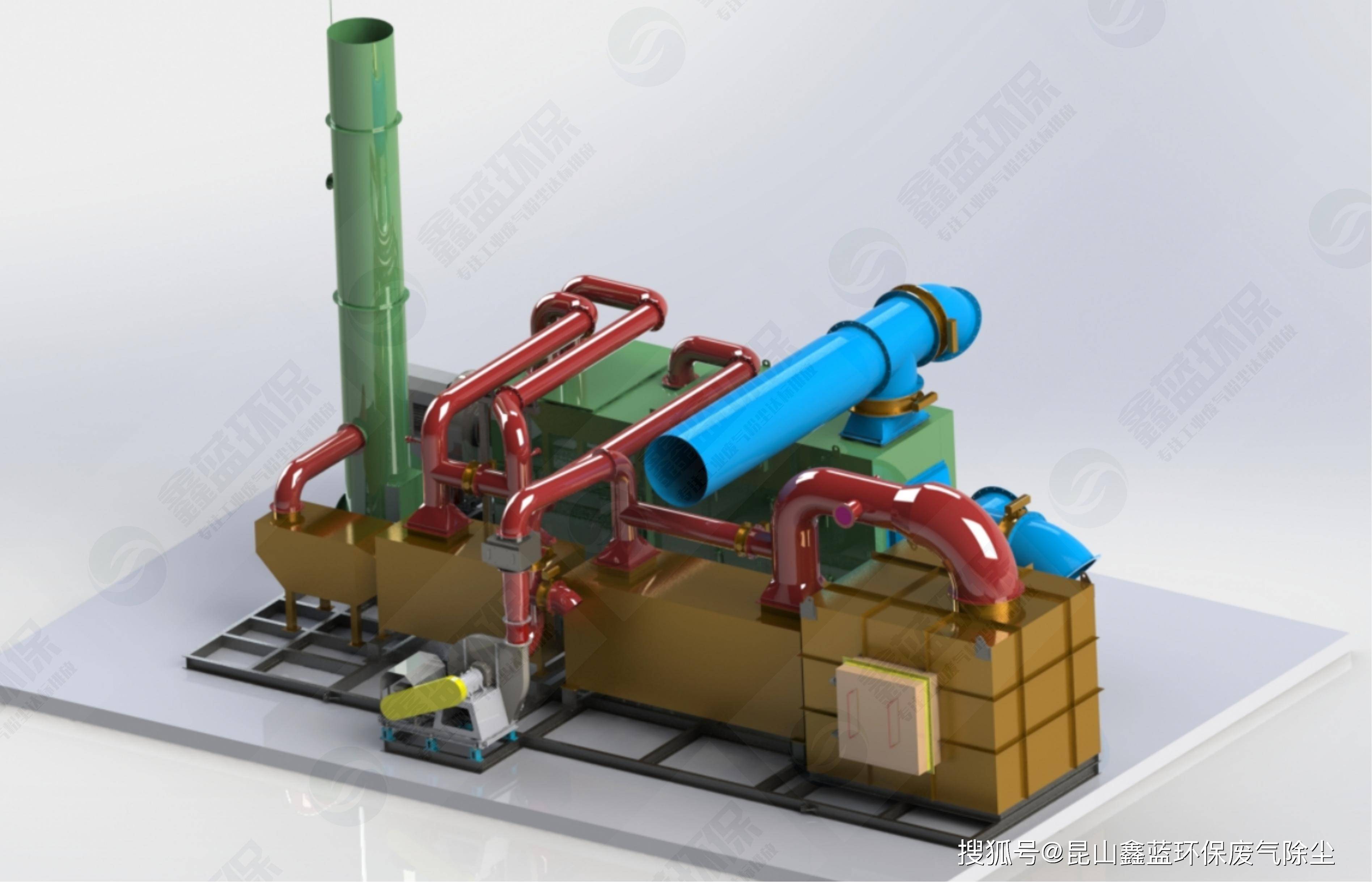 鑫蓝环保的激光下料废气处理方案_排放_设备_除尘器